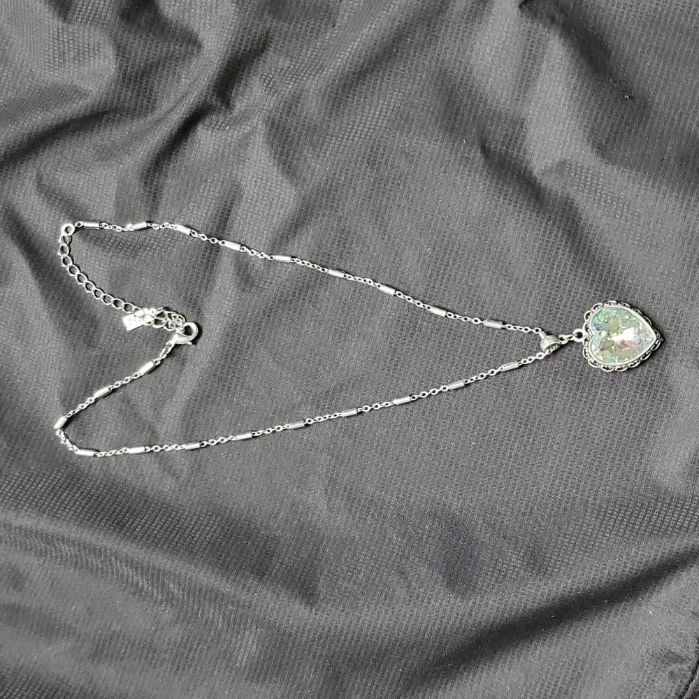 Crystal heart necklace